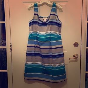 Classic striped sheath dress